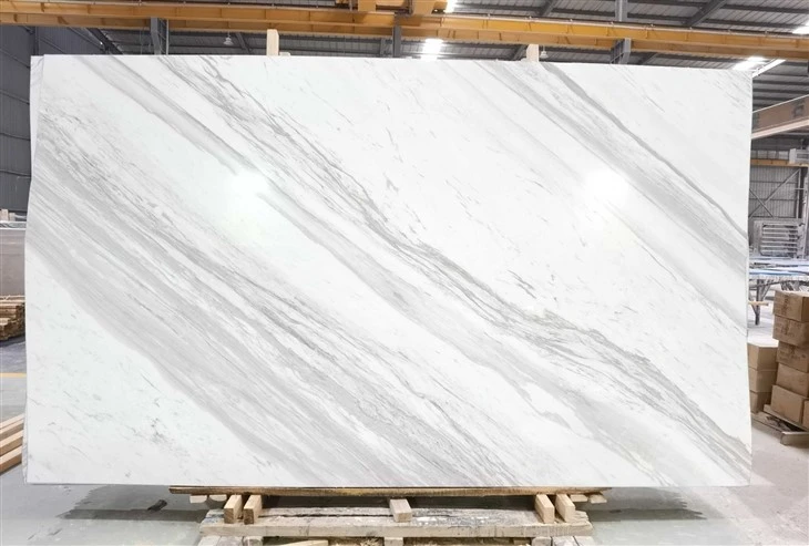 White Volakas Marble Texture Natural Stone White Color Volakas Marble