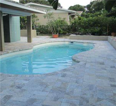 Graue Granitziegel Nicolock Granite City Pavers